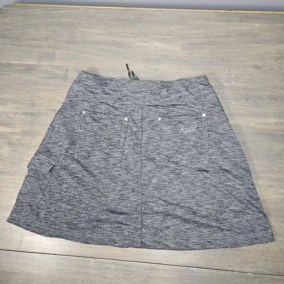 Kuhl Mova Lined Skirt Skort Heather Gray Cargo Pocket Women's XS - Picture 2 of 8
